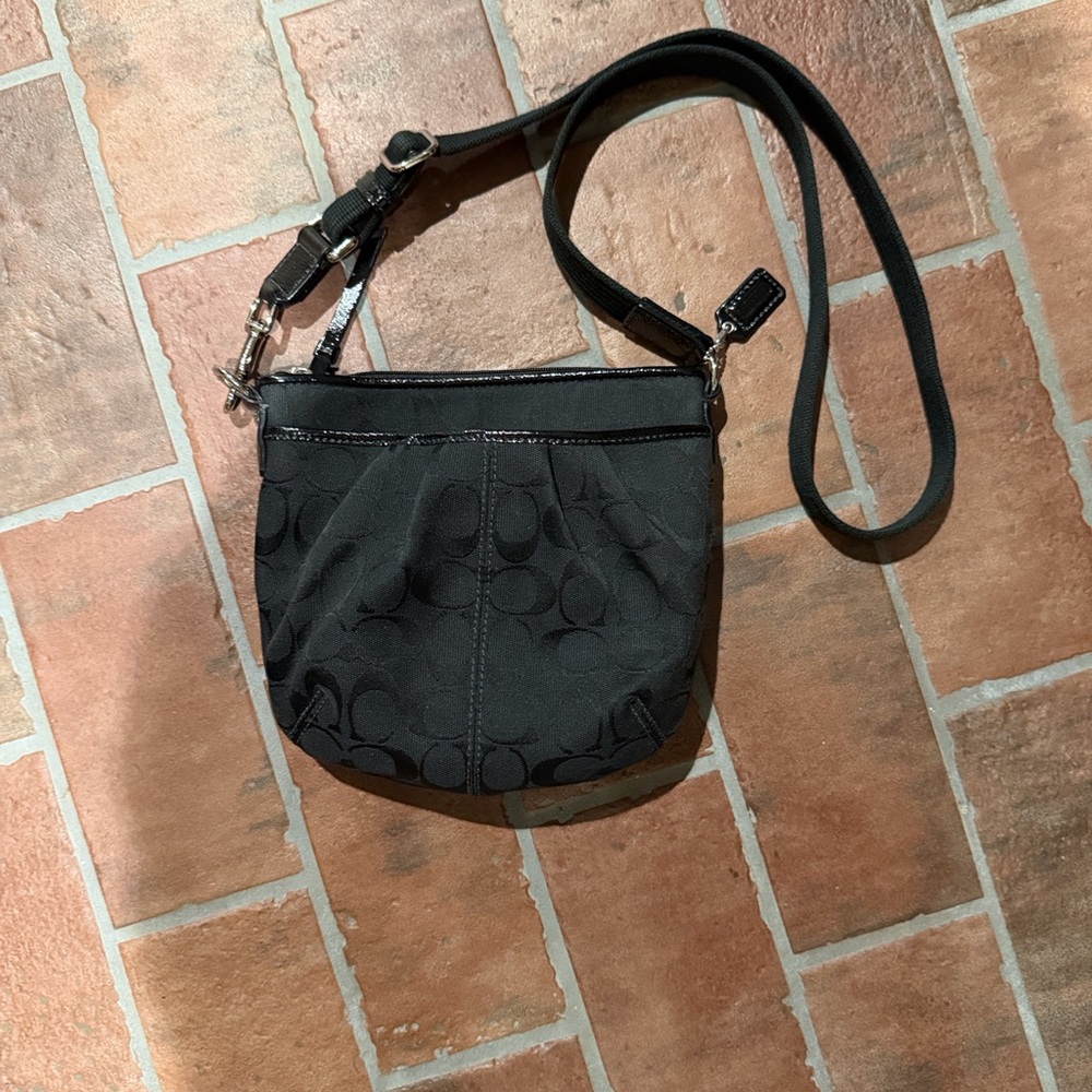 Coach Black Signature Crossbody Bag
